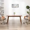 Image de vidaXL Chaises pivotantes à manger lot de 2 taupe bois courbé et tissu