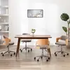 Image de vidaXL Chaises pivotantes à manger lot de 4 taupe bois courbé et tissu