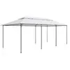 Image de vidaXL Belvédère 600x298x270 cm Blanc 180 g/m²
