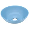 Image de Lavabo de salle de bain Céramique Bleu clair Rond