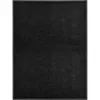 Image de vidaXL Paillasson Lavable Tapis de Couloir Paillasson d'Entrée Tapis de Porte Tapis de Bienvenue Intérieur Extérieur Antidérapant Noir 90x120 cm