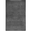 Image de vidaXL Paillasson Lavable Tapis de Couloir Paillasson d'Entrée Tapis de Porte Tapis de Bienvenue Intérieur Extérieur Antidérapant Anthracite