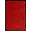 Image de vidaXL Paillasson Lavable Tapis de Couloir Paillasson d'Entrée Tapis de Porte Tapis de Bienvenue Intérieur Extérieur Antidérapant Rouge 40x60 cm