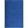 Image de vidaXL Paillasson lavable Bleu 60x90 cm