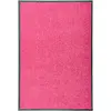 Image de vidaXL Paillasson lavable Rose 60x90 cm