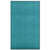 Image de Paillasson lavable Cyan 90x150 cm