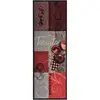Image de vidaXL Tapis de sol de cuisine lavable Tomate 45x150 cm