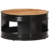 Image de vidaXL Table Basse Table d'Appoint Table de Canapé Meuble de Salon Meuble de Salle de Séjour Maison Intérieur 68x68x36 cm Bois d'Acacia Massif