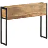 Image de vidaXL Jardinière 90x20x68 cm Bois de manguier brut