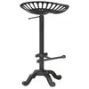 Image de vidaXL Tabouret de bar Noir Fonte