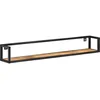 Image de vidaXL Étagères murales 2 pcs 120 cm Bois de manguier Brut