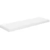 Image de Étagère murale flottante Blanc brillant 80x23,5x3,8 cm MDF