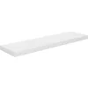 Image de VidaXL Étagère murale flottante Blanc brillant 90x23,5x3,8 cm MDF