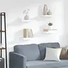 Image de vidaXL Étagères murales flottantes 4 pcs blanc 40x23x3,8 cm MDF