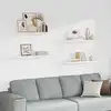 Image de vidaXL Étagères murales flottantes 4 pcs blanc 90x23,5x3,8 cm MDF