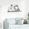 Image de vidaXL Étagère murale flottante gris 90x23,5x3,8 cm MDF