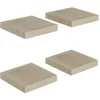 Image de vidaXL 4X Etagères Murales Flottantes Etagères Suspendues Supports Muraux Bibliothèque Salle de Séjour Intérieur Couleur de Chêne 23x23,5x3,8 cm MDF