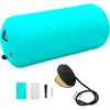 Image de vidaXL Rouleau gonflable de gymnastique avec pompe 120x90 cm PVC Vert