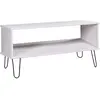 Image de vidaXL Table basse New York Blanc Bois de pin massif
