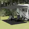 Image de vidaXL Tapis de tente 300x400 cm Noir