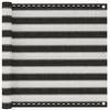 Image de Écran de balcon PEHD 90x300 cm Anthracite et blanc