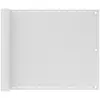 Image de vidaXL Écran de balcon Blanc 75x300 cm PEHD