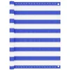 Image de Bussandri Exclusive Brise-vue pour balcon en polyéthylène haute densité Bleu et blanc 90 x 500 cm