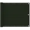 Image de vidaXL Écran de balcon Vert foncé 75x500 cm PEHD