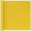 Image de vidaXL Écran de balcon Jaune 90x300 cm PEHD