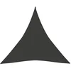 Image de Voile d ombrage 160 g m² Anthracite 3x3x3 m PEHD