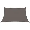 Image de Voile d ombrage 160 g m² Anthracite 3 4x2 m PEHD