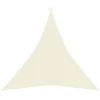Image de vidaXL Voile d'Ombrage Protection Voile Solaire Voile de Parasol Anti UV Jardin Patio Terrasse Balcon Extérieur 160 g/m² Crème 5x6x6 m PEHD