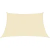 Image de Voile d ombrage 160 g m² Crème 3 4x2 m PEHD