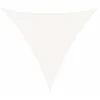 Image de Voile d ombrage 160 g m² Blanc 3x3x3 m PEHD