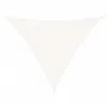 Image de Bussandri Voile d'ombrage en polyéthylène haute densité 160 g/m² Blanc 3 x 3 x 4,2 m