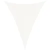 Image de Voile d ombrage 160 g m² Blanc 3x4x4 m PEHD