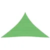 Image de Bussandri Voile d'ombrage en polyéthylène haute densité 160 g/m² Vert clair 3 x 3 x 4,2 m
