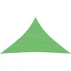 Image de Bussandri Voile d'ombrage en polyéthylène haute densité 160 g/m² Vert clair 3,5 x 3,5 x 4,9 m