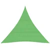 Image de Bussandri Voile d'ombrage en polyéthylène haute densité 160 g/m² Vert clair 4 x 4 x 4 m