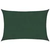 Image de vidaXL Voile d'Ombrage Protection Voile Solaire Voile de Parasol Anti UV Jardin Patio Terrasse Balcon Extérieur 160 g/m² Vert Foncé 2x3 m PEHD