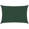 Image de vidaXL Voile d'Ombrage Protection Voile Solaire Voile de Parasol Anti UV Jardin Patio Terrasse Balcon Extérieur 160 g/m² Vert Foncé 2,5x3,5 m PEHD