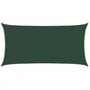 Image de vidaXL Voile d'ombrage 160 g/m² Vert foncé 2,5x5 m PEHD, Voile de Parasol, bâche de Parasol, écran Solaire, voiles de Parasol, bâches de Parasol