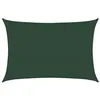 Image de Bussandri Voile d'ombrage en polyéthylène haute densité 160 g/m² Vert foncé 3,5 x 4,5 m