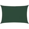 Image de vidaXL Voile d'Ombrage Protection Voile Solaire Voile de Parasol Anti UV Jardin Patio Terrasse Balcon Extérieur 160 g/m² Vert Foncé 3,5x5 m PEHD