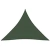 Image de Bussandri Voile d'ombrage en polyéthylène haute densité 160 g/m² Vert foncé 4,5 x 4,5 x 4,5 m