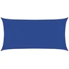 Image de vidaXL Voile d'ombrage 160 g/m² rectangulaire Bleu 2,5x5 m PEHD, Voile de Soleil, Voile d’ombrage, Store de Patio, Voile de Pare-Soleil