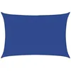 Image de vidaXL Voile d'ombrage 160 g/m² rectangulaire Bleu 5x6 m PEHD, Voile de Soleil, Voile d’ombrage, Store de Patio, Voile de Pare-Soleil, Voile de Jardin