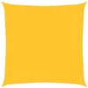 Image de vidaXL Voile d'ombrage 160 g/m² carré Jaune 4,5x4,5 m PEHD, Voile de Soleil, Voile d’ombrage, Store de Patio, Voile de Pare-Soleil, Voile de Jardin