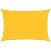 Image de vidaXL Voile d'ombrage 160 g/m² rectangulaire Jaune 3,5x5 m PEHD, Voile de Soleil, Voile d’ombrage, Store de Patio, Voile de Pare-Soleil
