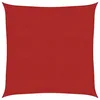 Image de vidaXL Voile d'Ombrage Protection Voile Solaire Voile de Parasol Anti UV Jardin Patio Terrasse Balcon Extérieur 160 g/m² Rouge 2,5x2,5 m PEHD